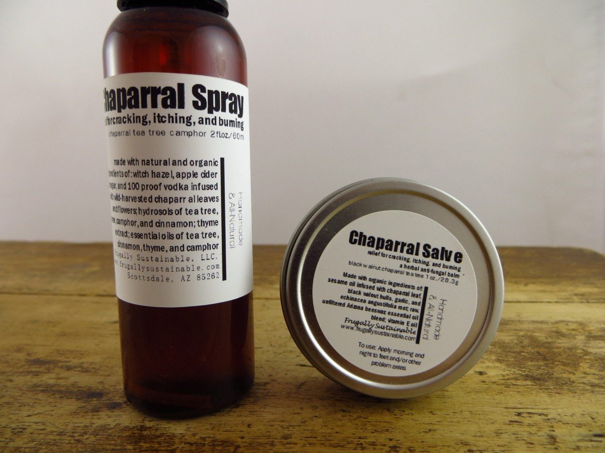 Natural Home Remedies for Athlete's Foot and Candida: A Recipe for an Herbal Anti-Fungal Spray Complete Anti-Fungal Chaparral Kit $13 by Frugally Sustainable's Herbal Marketplace