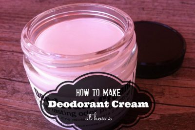 How to Make Deodorant Cream