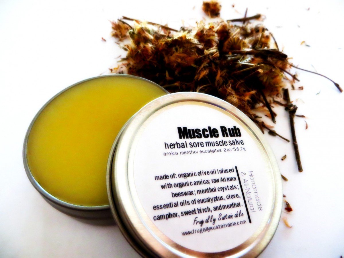 muscle rub enhanced Herbal Muscle Rub $12 by Frugally Sustainable's Herbal Marketplace
