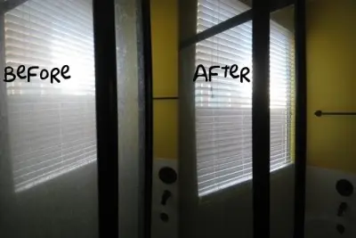 Natural Home Solutions: Removing Soap Scum From A Glass Shower Door 2